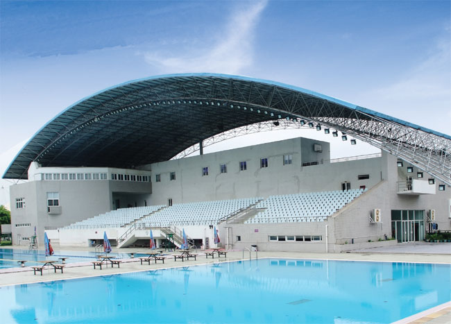 肥城游泳馆网架